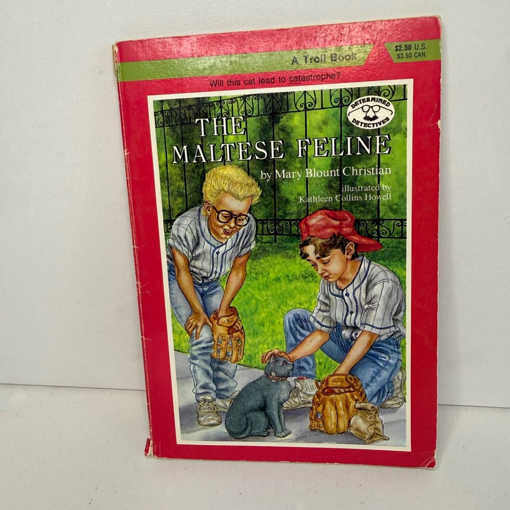 The Maltese Feline Mary Blount Christian Determined Detectives 1988 Troll Book